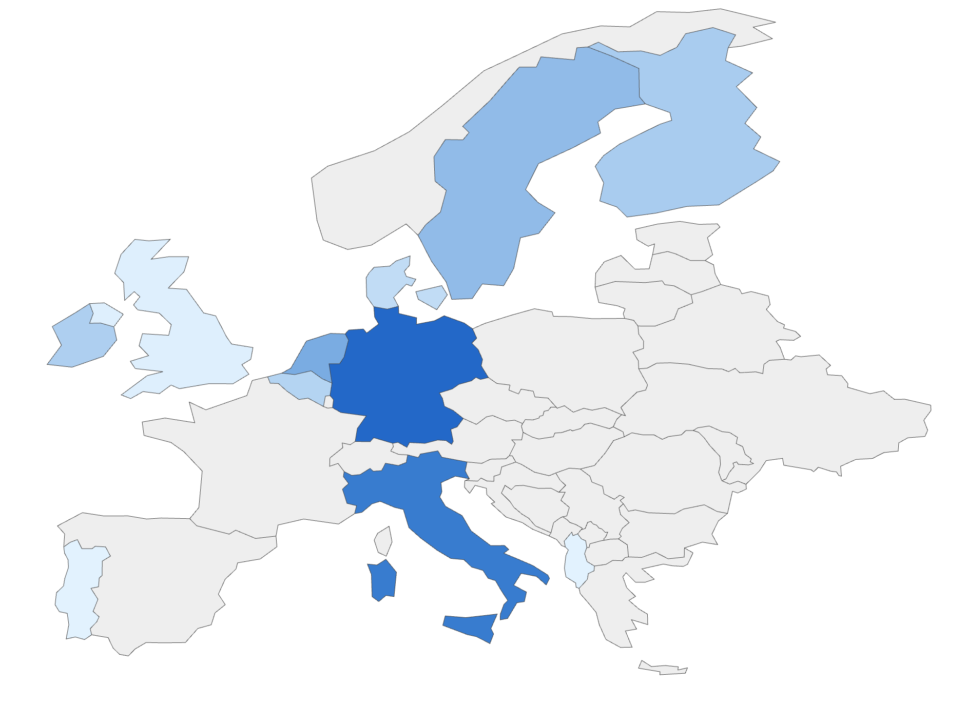 Map of ReSend European network