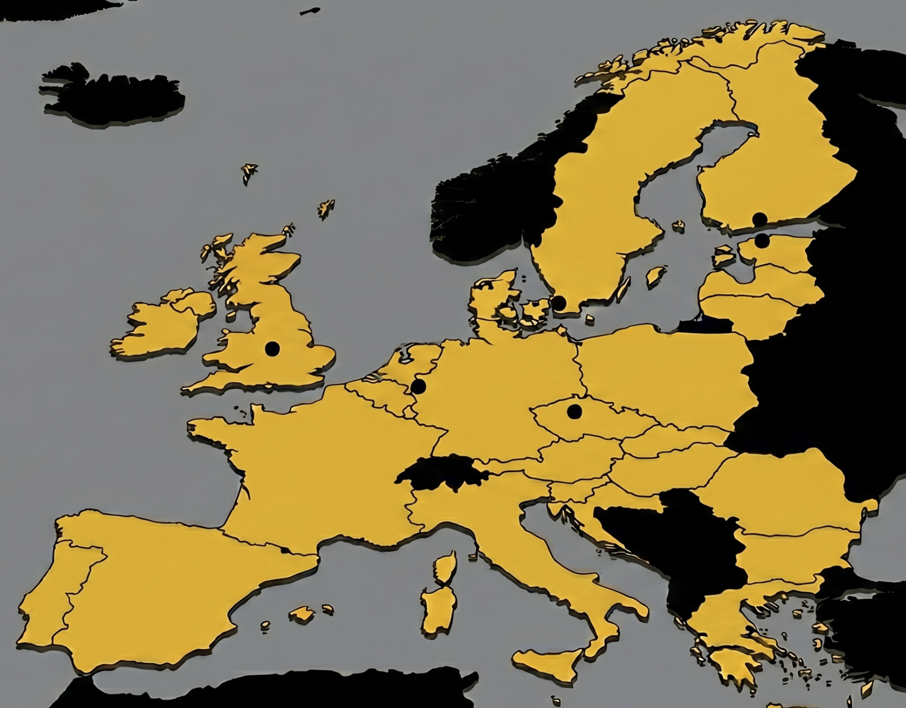 Carte du réseau européen ReSend