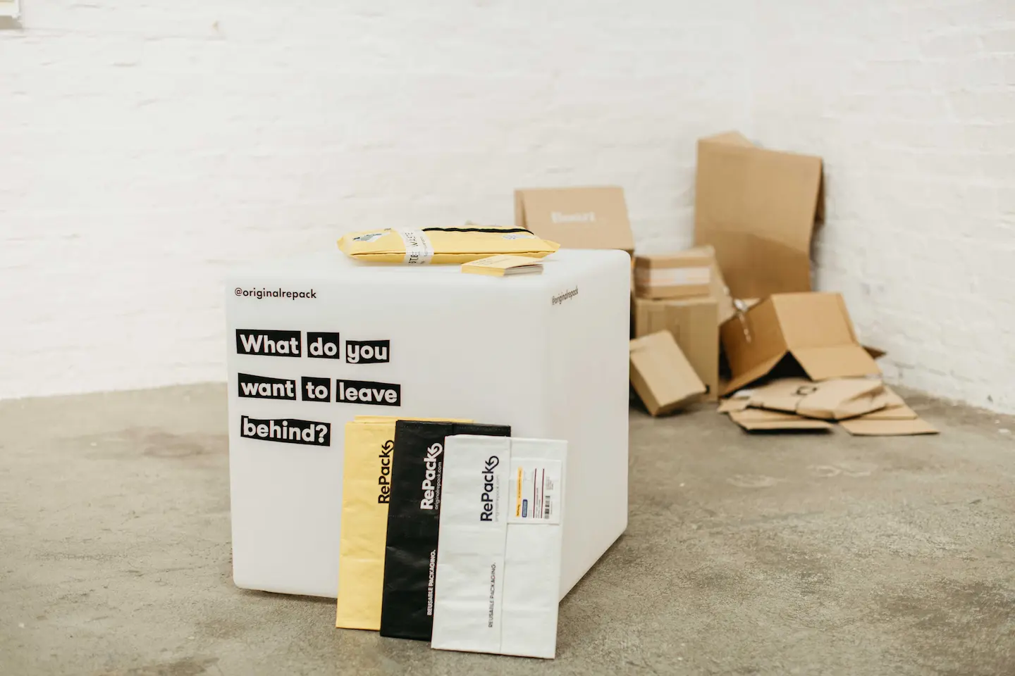 RePack-Taschen mit Botschaft